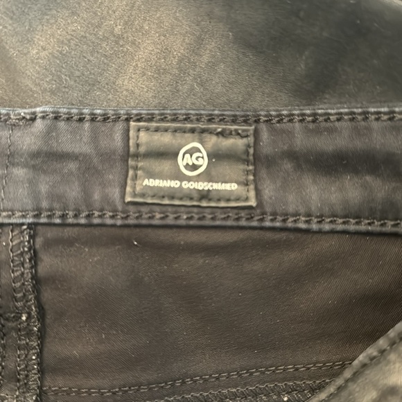 AG Faux Leather Jeans | The Legging Ankle Moto | Black | 27 - Picture 10 of 11